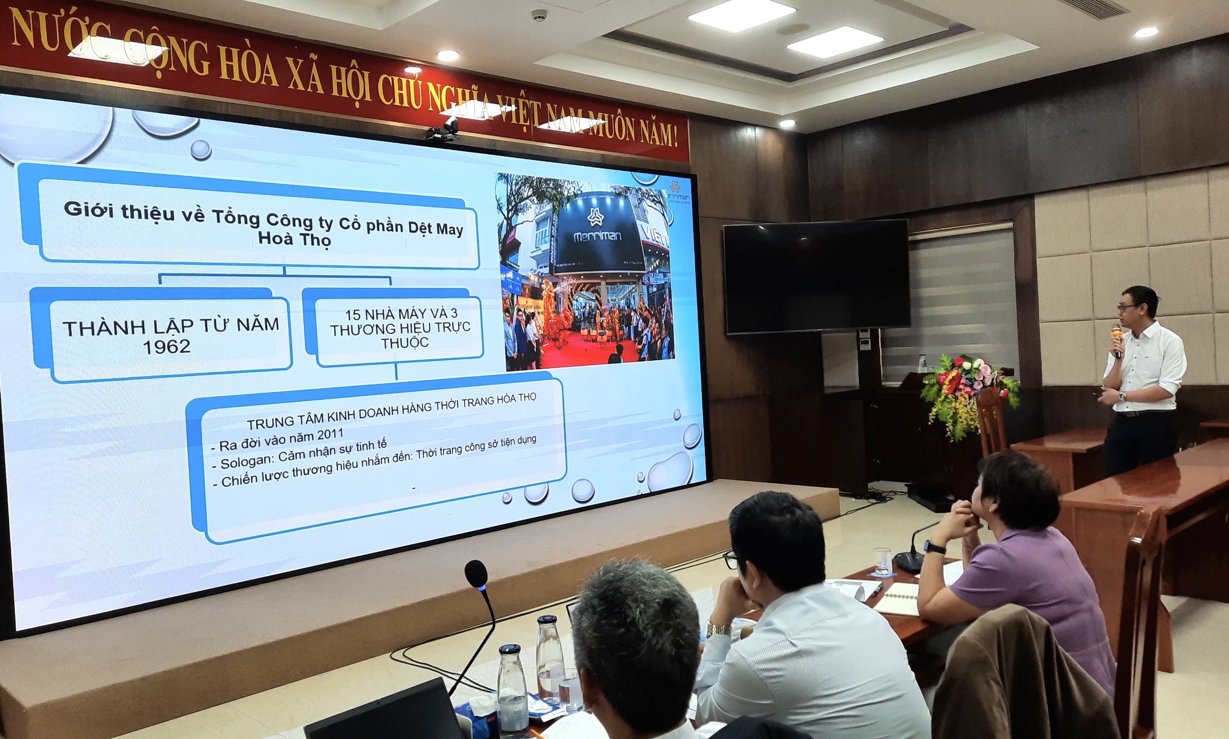 CHƯƠNG TRÌNH ĐÀO TẠO  CHO CBCNV CỦA TỔNG CÔNG TY CP DỆT MAY HÒA THỌ.