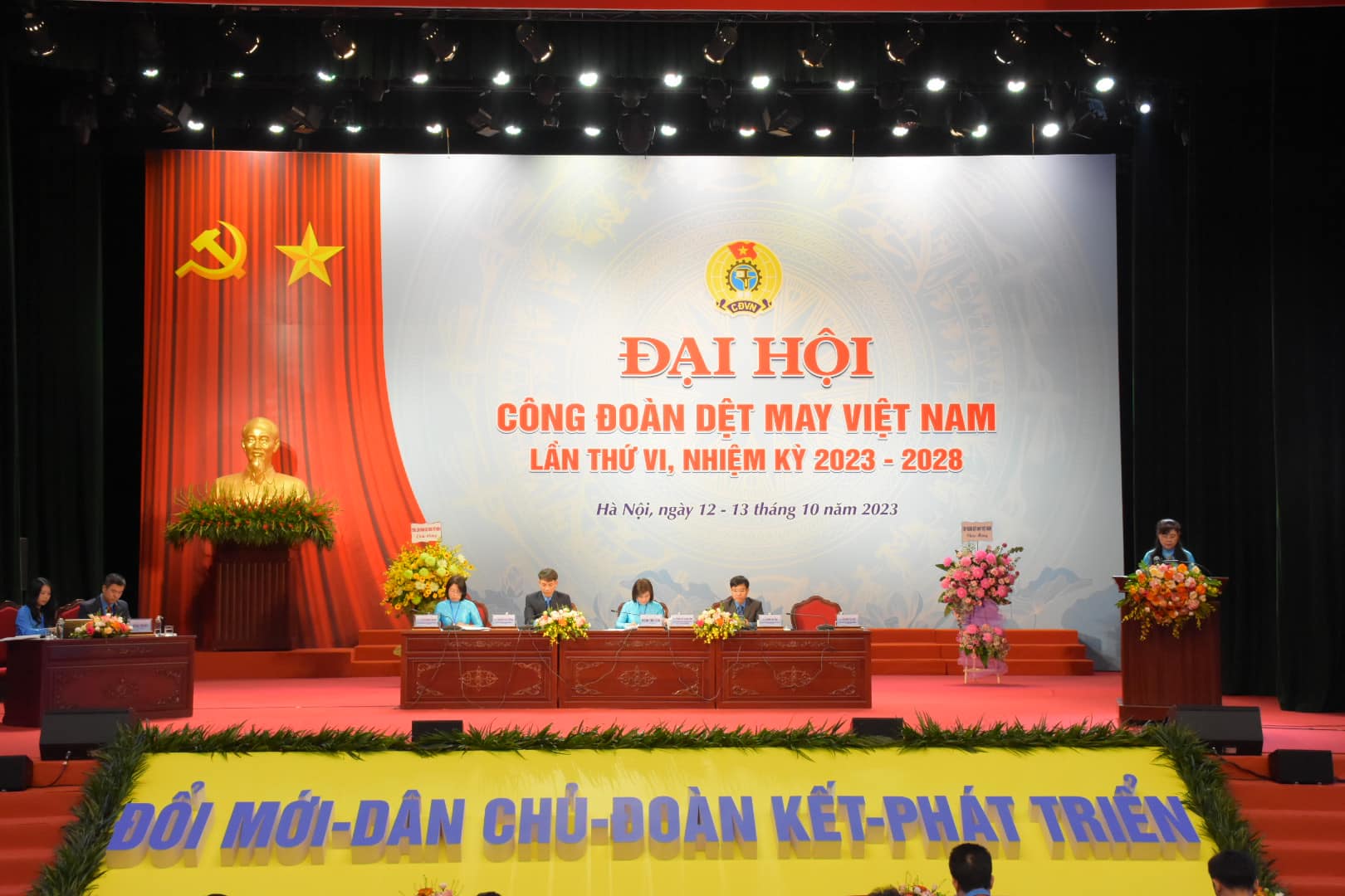 Đại hội Công đoàn Dệt May Việt Nam lần thứ VI nhiệm kỳ 2023 - 2028
