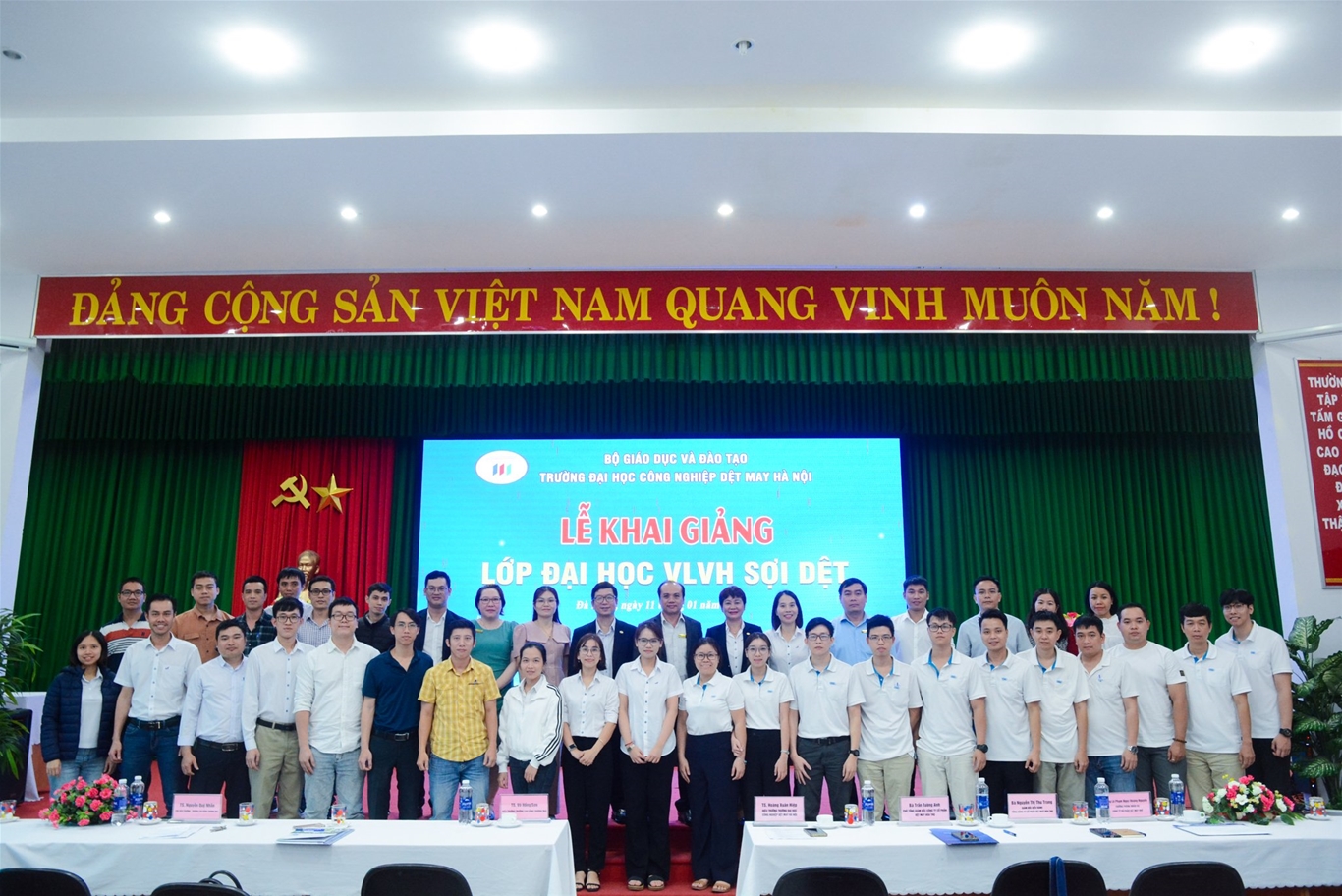 Trường Đại học Công nghiệp Dệt may Hà Nội Khai giảng lớp Đại học vừa làm vừa học ngành Công nghệ Sợi Dệt