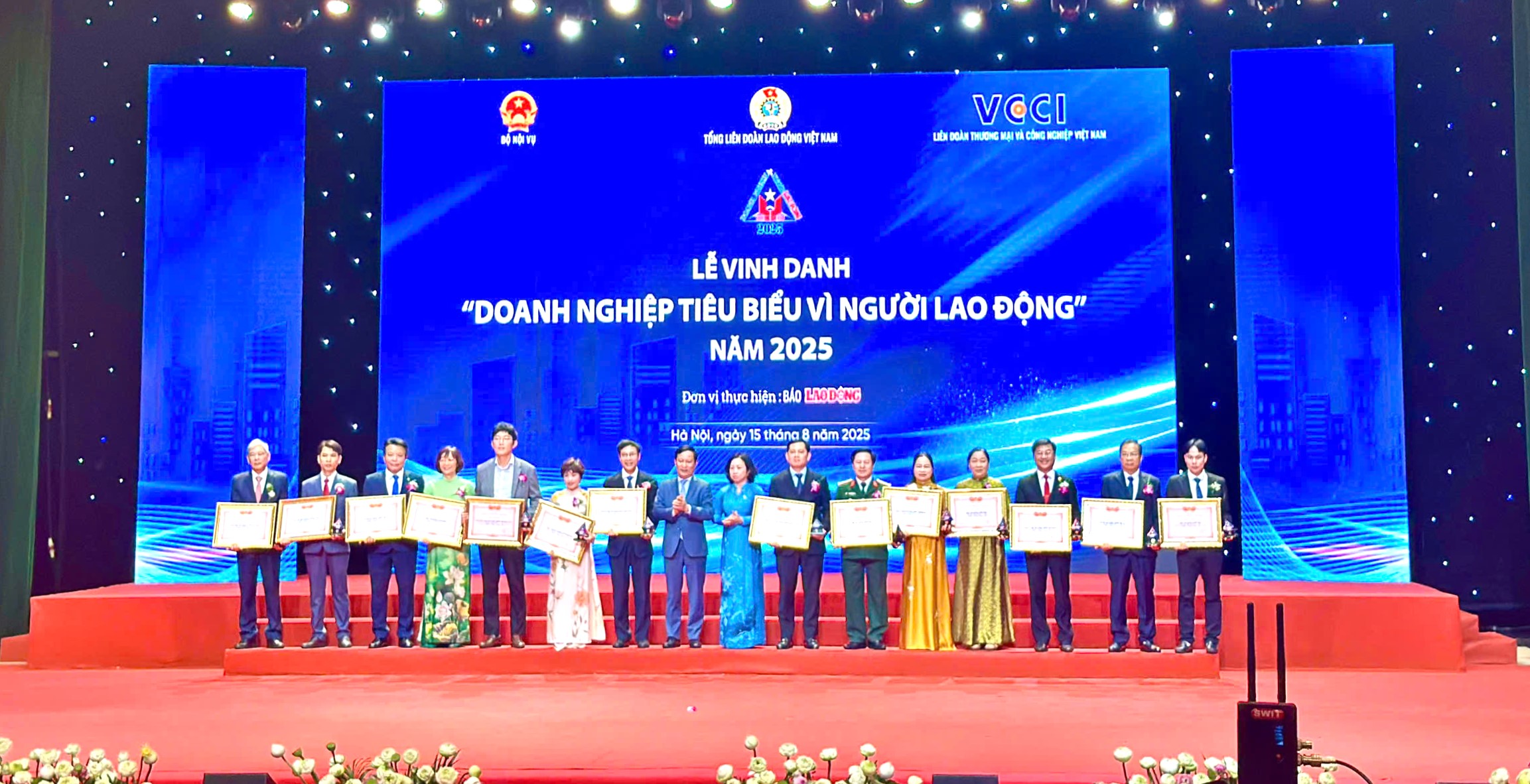 Hòa Thọ tiếp tục được vinh danh Doanh nghiệp tiêu biểu vì Người lao động 2025